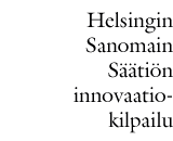 helsingin sanomain innovaatio kilpailu