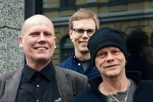 Rolling Storiesin Ilkka Kumpunen, Juho Jouhtimäki, Tero Jartti. Kuva: Ida Pimenoff 2017.