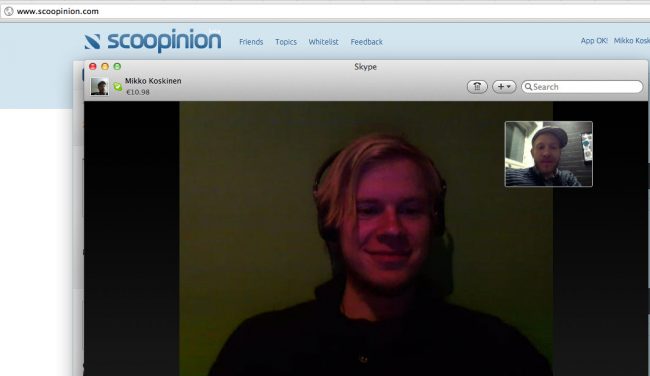 Kehitystä skypen avulla