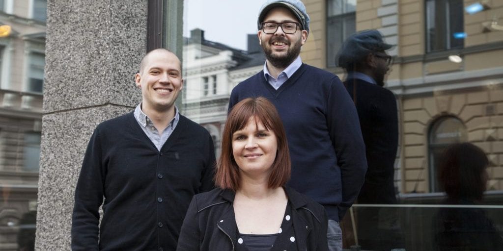 Uutisraivaaja-kilpailun finalistiryhmä Voconaut